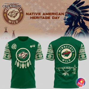 Minnesota Wild 2025 Native American Heritage Day Limited Hoodie