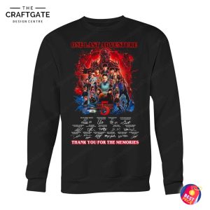 Netflix One Last Adventure Thank You For The Memories T-Shirt