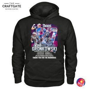 New England Patriots A Fan Rob Gronkowski Thank You For The Memories T-Shirt