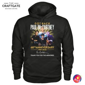 Paul McCartney 68th Anniversary Thank You For The Memories T-Shirt