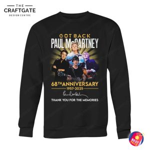Paul McCartney 68th Anniversary Thank You For The Memories T-Shirt