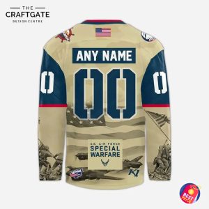Peoria Rivermen 2025 Military Appreciation Night Hockey Jersey