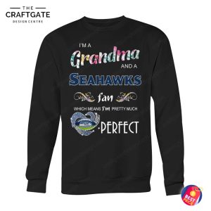 Seattle Seahawks I'm A Grandma And A Fan T-Shirt