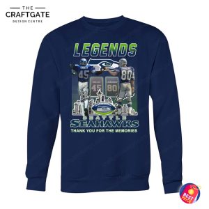 Seattle Seahawks Legends Thank You For The Memories T-Shirt