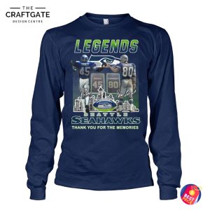 Seattle Seahawks Legends Thank You For The Memories T-Shirt