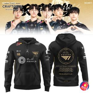 SKT T1 2025 LoL Word Champions Hoodie