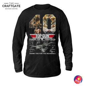 Top Gun 1986-2026 Thank You For The Memories T-Shirt