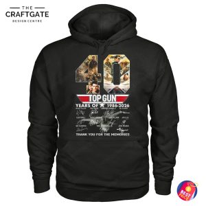 Top Gun 1986-2026 Thank You For The Memories T-Shirt