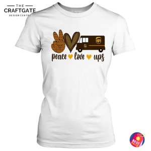 United Parcel Service Peace Love Ups Hoodie