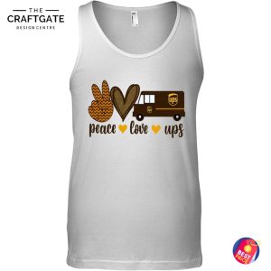United Parcel Service Peace Love Ups Hoodie