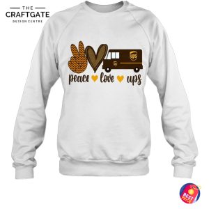 United Parcel Service Peace Love Ups Hoodie