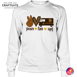 United Parcel Service Peace Love Ups Hoodie