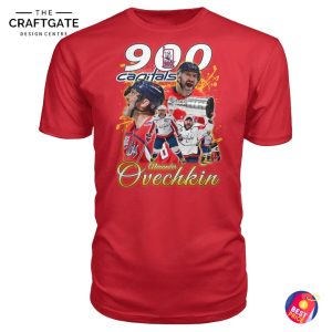 Washington Capitals Player Alexander Ovechkin 900 Capotals T-Shirt