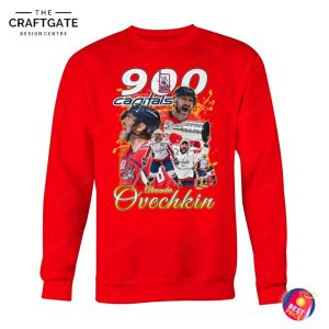Washington Capitals Player Alexander Ovechkin 900 Capotals T-Shirt