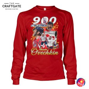 Washington Capitals Player Alexander Ovechkin 900 Capotals T-Shirt