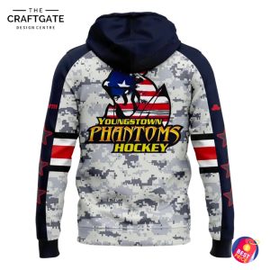 Youngstown Phantoms 2025 Military Appreciation New Hoodie