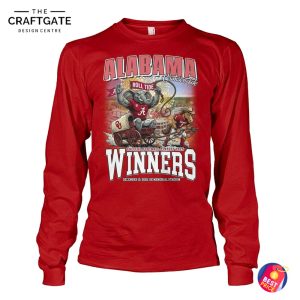 Alabama Crimson Tide College Fooball Playoff 2025 Winners T-Shirt