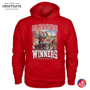 Alabama Crimson Tide College Fooball Playoff 2025 Winners T-Shirt