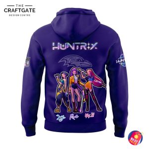 Baltimore Ravens x K-Pop Demon Hunters Hoodie