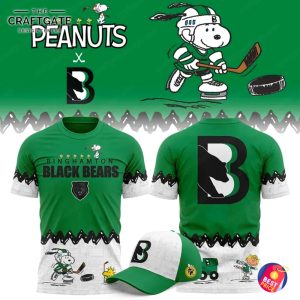 Binghamton Black Bears x Snoopy Peanuts night Hoodie