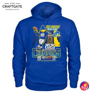 Delaware Fightin' Blue Hens 68 Ventures Bowl Champions 2025 T-Shirt
