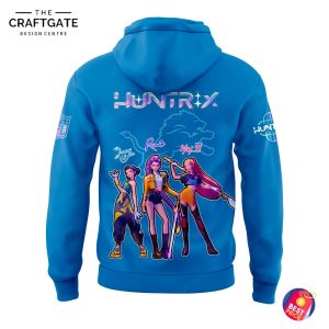 Detroit Lions 2025 KPop Demon Hunters New Hoodie