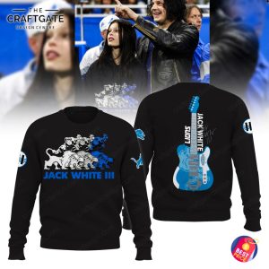 Detroit Lions x Jack White 2025 Thanksgiving Halftime Show Hoodie