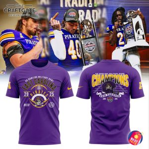 East Carolina Pirates 2025 Military Bowl Champions Special Edition Hoodie