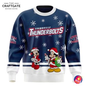 Evansville Thunderbolts x Merry Christmas 2025 New Hoodie