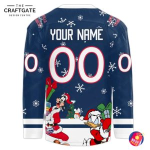 Evansville Thunderbolts x Mickey 2025 Merry Christmas New Hockey Jersey