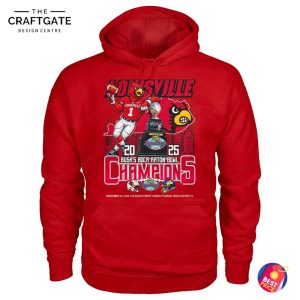 Louisville Cardinals 2025 Bush's Boca Raton Bowl Champions T-Shirt