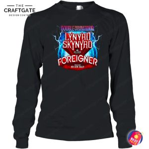 Lynyrd Skynyrd And Foreigner 2026 Double Trouble Double Vision Tour T-Shirt