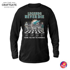Miami Dolphins Legends Never Die Thank You For The Memories T-Shirt