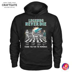 Miami Dolphins Legends Never Die Thank You For The Memories T-Shirt