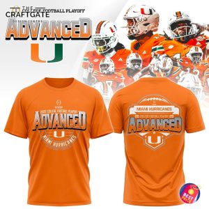 Miami Hurricanes 2025 College Football Playoff Advanced Hoodie