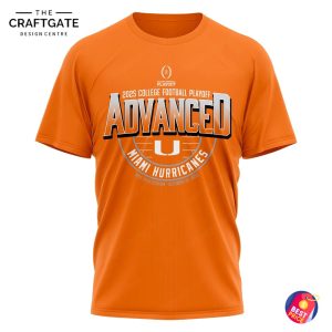 Miami Hurricanes 2025 College Football Playoff Advanced Hoodie