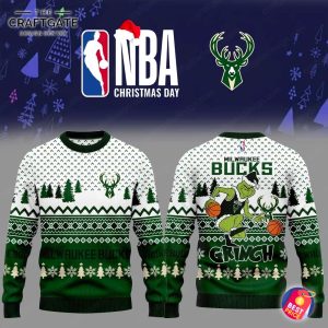 Milwaukee Bucks x Grinch 2025 Merry Christmas  Hoodie
