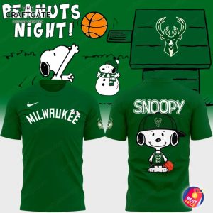Milwaukee Bucks x Peanuts Night New Version Hoodie