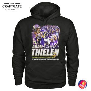 Minnesota Vikings Adam Thielen Thank You For The Memories T-Shirt