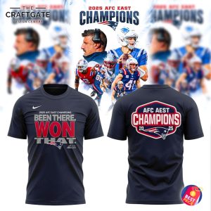 New England Patriots 2025 AFC East Champs New Hoodie