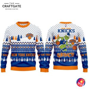 New York Knicks x Grinch Merry Christmas 2025 Hoodie