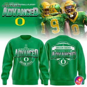 Oregon Ducks 2025 College Foootball Playoff Advanced Hoodie