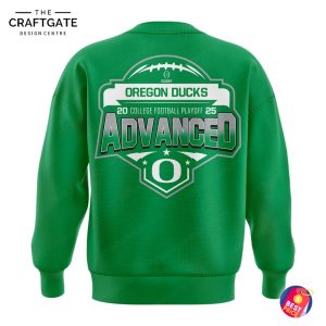 Oregon Ducks 2025 College Foootball Playoff Advanced Hoodie