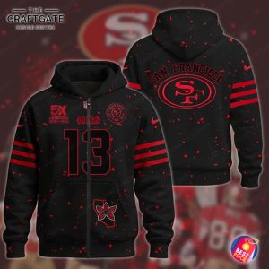 San Francisco 49ers x Stranger Things 5-time Super Bowl Champion Hoodie