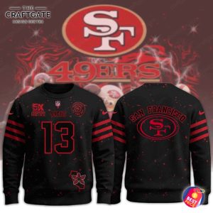 San Francisco 49ers x Stranger Things 5-time Super Bowl Champion Hoodie