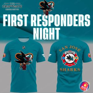 San Jose Sharks First Responders Night Hoodie