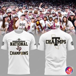 Texas A&M Aggies National Champions White Version Hoodie