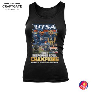 UTSA Roadrunners 2025 Champions First Responder Bowl T-Shirt