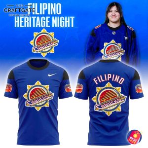 Vancouver Canucks 2025 Filipino Heritage Night Hoodie