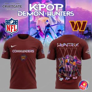 Washington Commanders 2025 KPop Demon Hunters New Hoodie